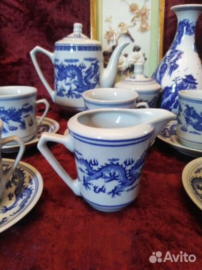 Сервиз чайный Китай. Винтаж