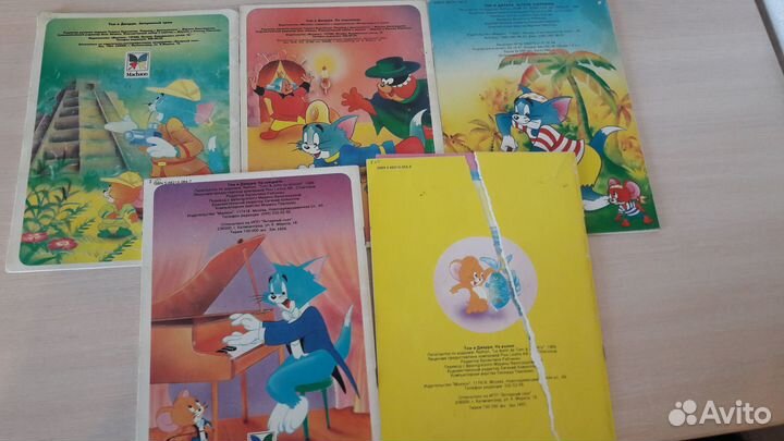 Книги -комиксы том и джерри
