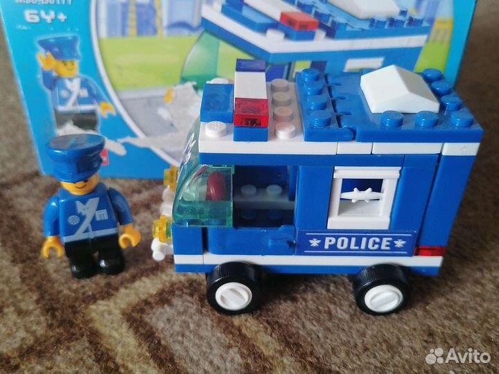 Конструктор полицейская машина м38-В0177