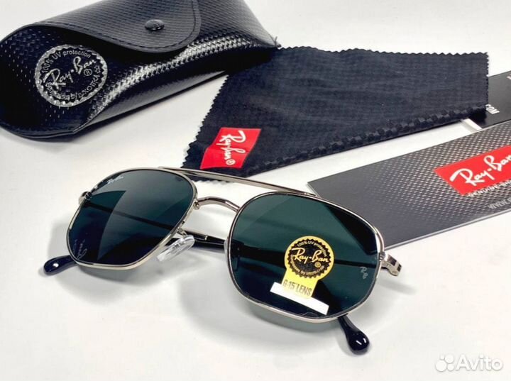 Очки Ray Ban Aviator хром