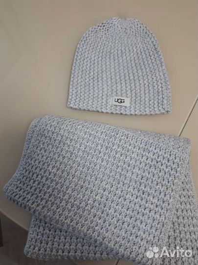 Шарф и шапка женские UGG оригинал