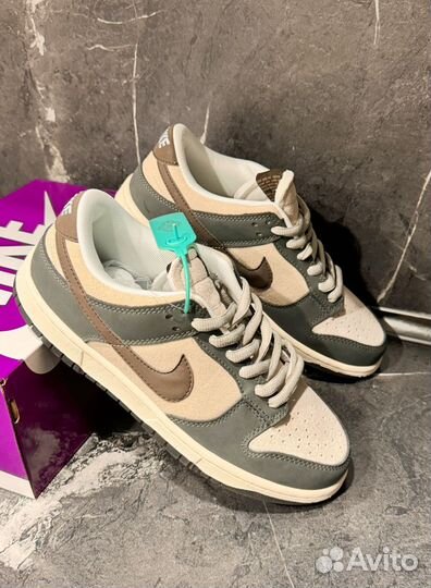 Кроссовки nike dunk low tongue-milk tea