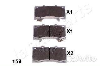 PA-158AF Колодки тормозные nissan patrol Y62 10