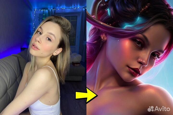 Портрет на холсте по фото