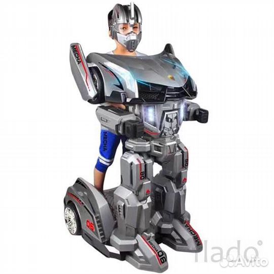 Робот электромобиль детский robocar mecha