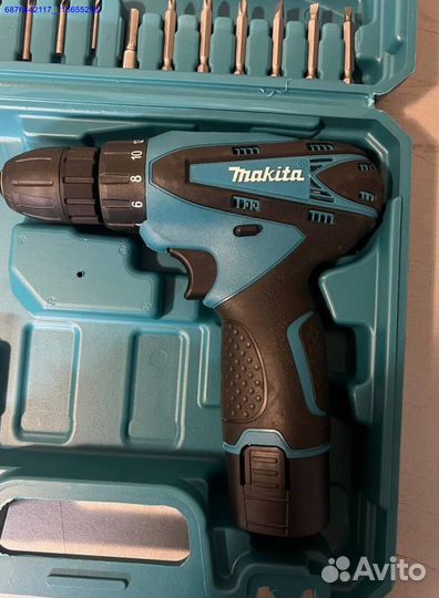 Шуруповерт makita 18v с набором (Арт.41743)