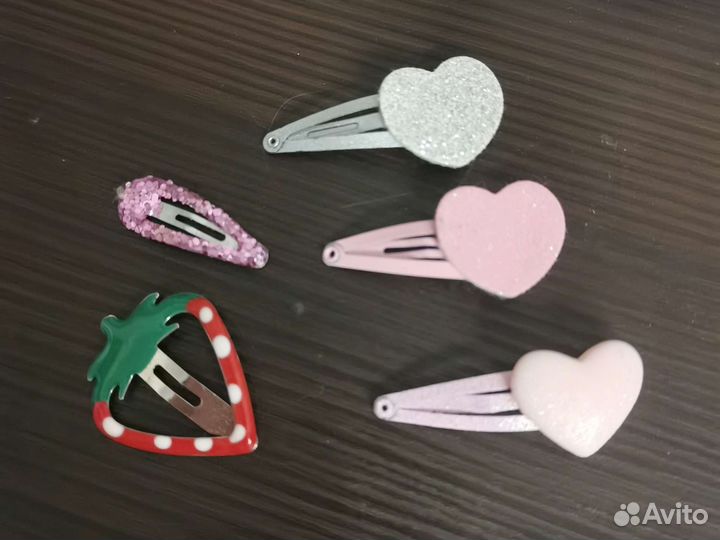 Резинки для волос, кольца, браслеты, заколки