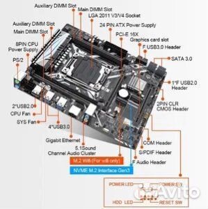 Материнская плата ATX szmz X99M-G2 LGA2011 V3