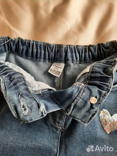 Джинсы для девочки 98
