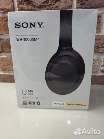 Беспроводные наушники Sony WH-1000XM4 Black