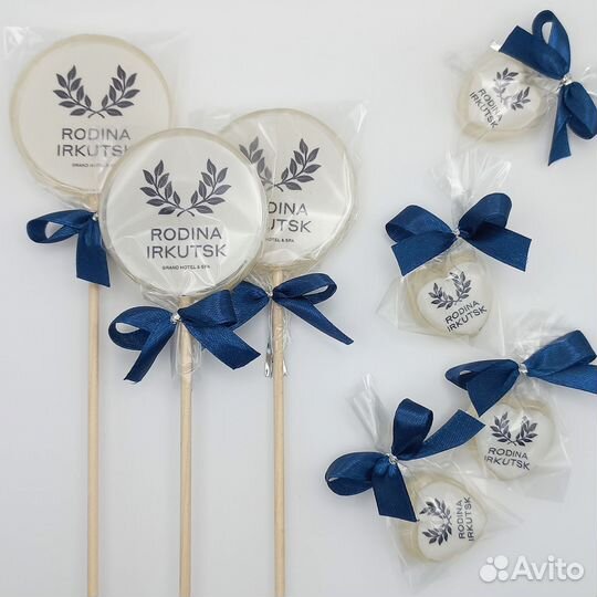 Леденцы с логотипом. Брендирование. 8 марта