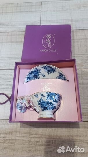 Новая фарфоровая чайная пара Maison d'ellis