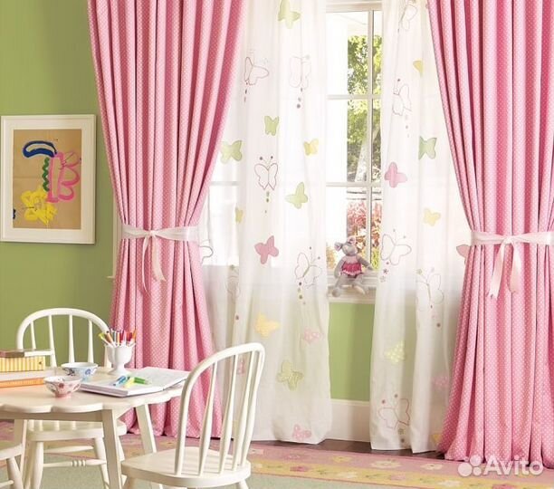 Штора для детской комнаты