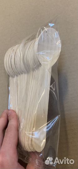 Одноразовые деревянные ложки