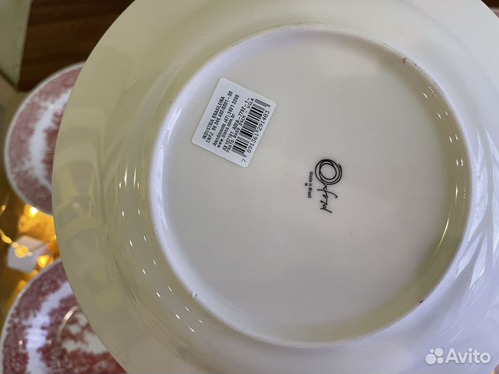 Тарелки Английская почта под винтаж новые