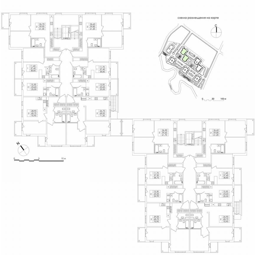 1-к. квартира, 38,8 м², 3/4 эт.