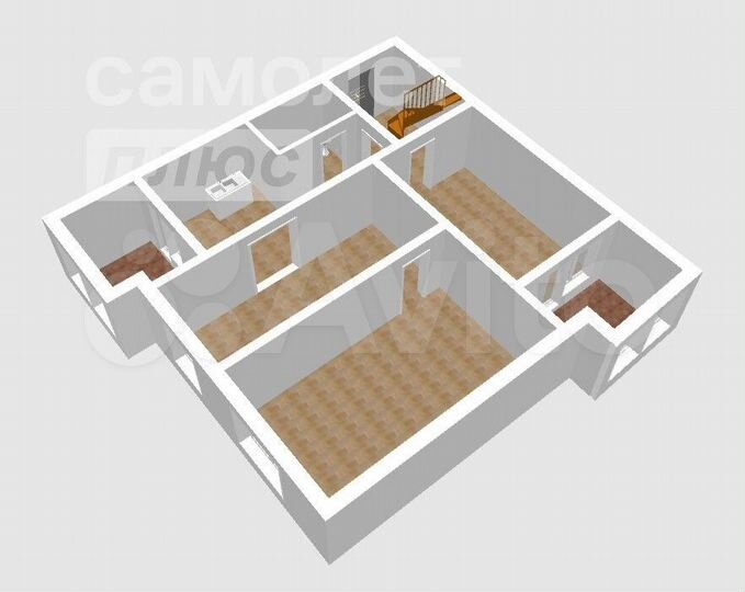 4-к. квартира, 185,4 м², 5/6 эт.