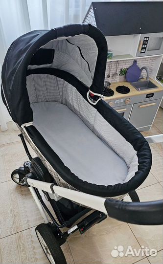 Коляска Hartan Vip XL 2в1, автокресло Britax Romer