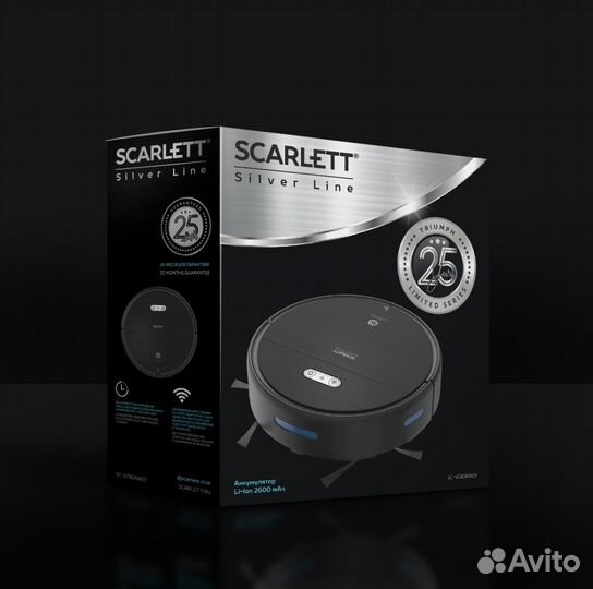 Робот-пылесос Scarlett SC-VC80RW01 Black