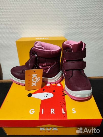 Ботинки демисезонные для девочки новые
