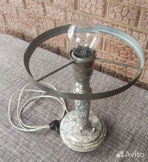 Настольная лампа СССР мрамор