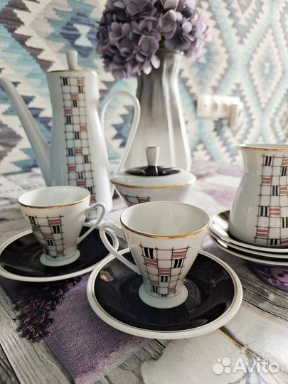 Кофейный сервиз (фарфор) Freiberger Porzellan