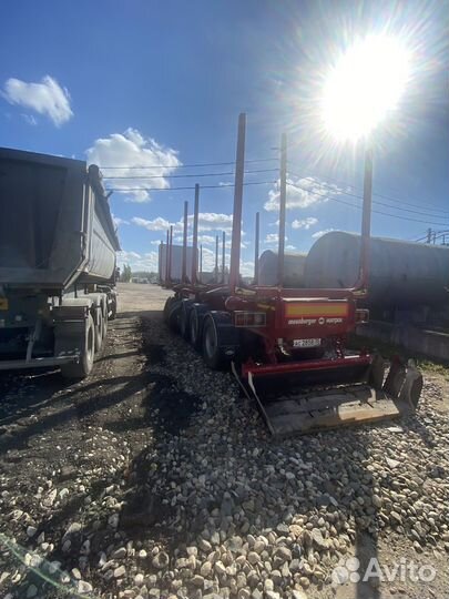 Полуприцеп лесовоз (сортиментовоз) Meusburger Новтрак SH-345, 2018