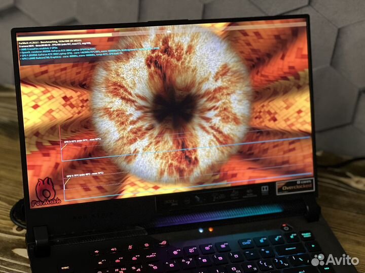 Новый Asus Ryzen 9 5900HX/FHD 300гц/RTX/Ram 16/SSD