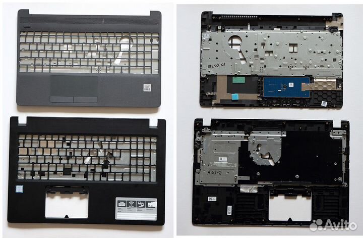 Топкейсы Acer, HP б/у без клавиатур