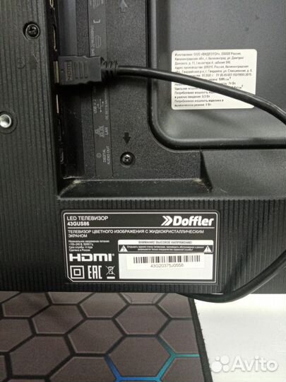 Смарт Led-Телевизор Doffler 43GUS86