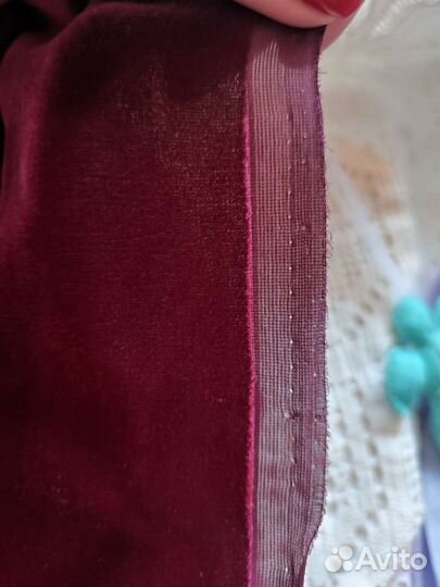 Ткань бархат шелковый