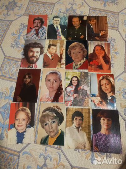 Открытки советских актёров