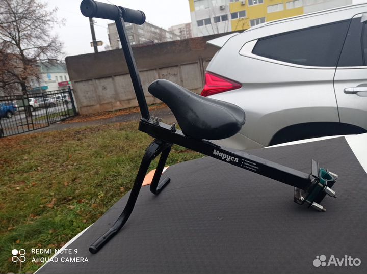 Маруся, детское сидение для взрослого велосипеда