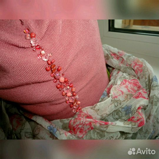 Шапка женская нежно-розовая (зима), р. 56-58