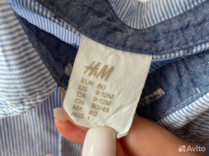 Рубашка для мальчика H&M 80