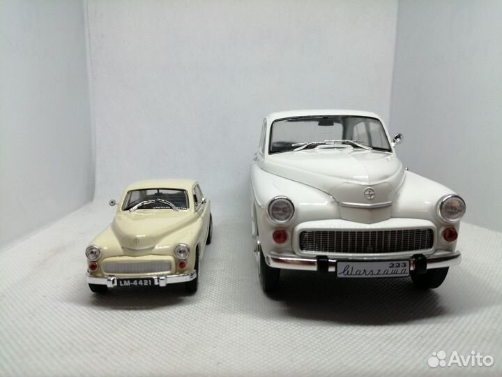 Модель Warszawa 223 в масштабе 1:24