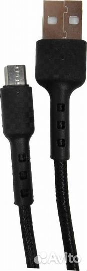 Кабель micro USB Carbon, TPU, 2.4A, 1 м