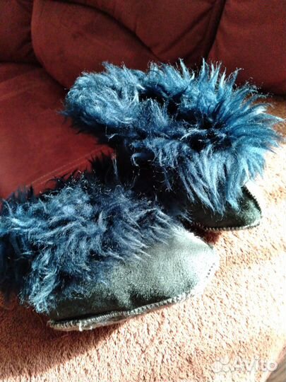 Чуни из овчины детские