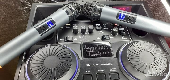 Мега звук Портативная 1000ват колонка Crowns 85см