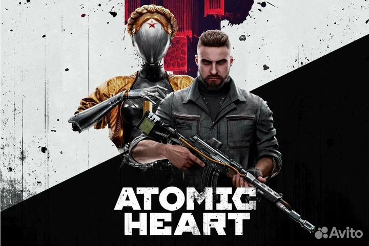 Atomic heart брелки, значки, сладости