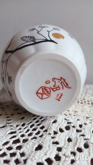 Молочник Золотая Роза Вербилки сервиз СССР винтаж