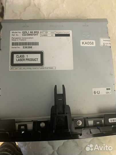 Авто магнитола бу мазда 6 GH