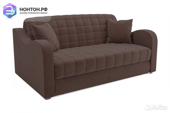 Диван аккордеон Барон №4 коричневый