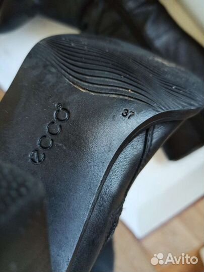 Сапоги Ecco кожаные весна осень 37р