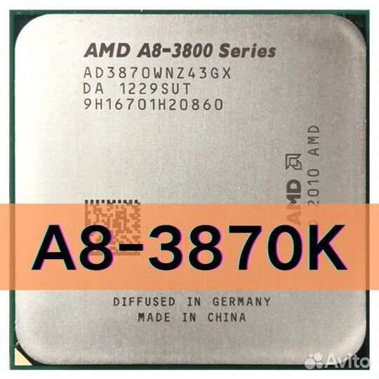 AMD A8-3870k