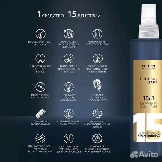 Спрей Ollin 15 в 1