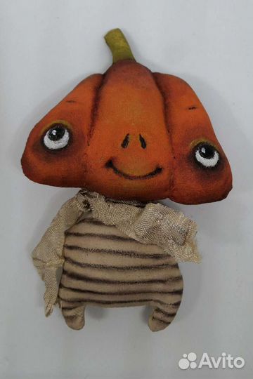 Тыква с подвесом текстильная