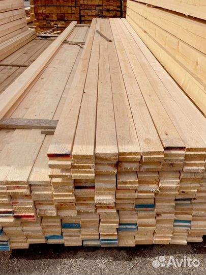 Доска обрезная 25х150х6000мм с доставкой