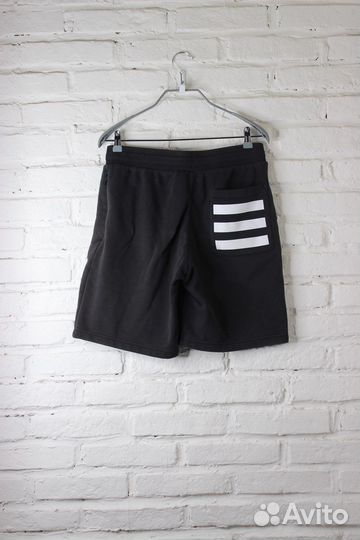 Adidas originals white 3 stripes shorts