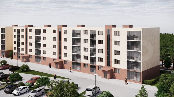 2-к. квартира, 48,8 м², 5/5 эт.